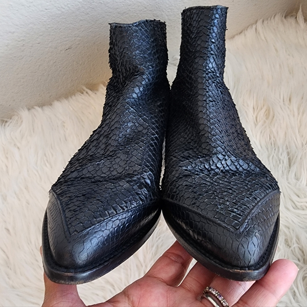 ZADIG & VOLTAIRE LEATHER ANKLE BOOTS WOMENS SIZE 38 - Picture 8 of 15